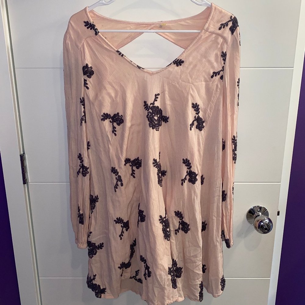 Pink Flowy Dress